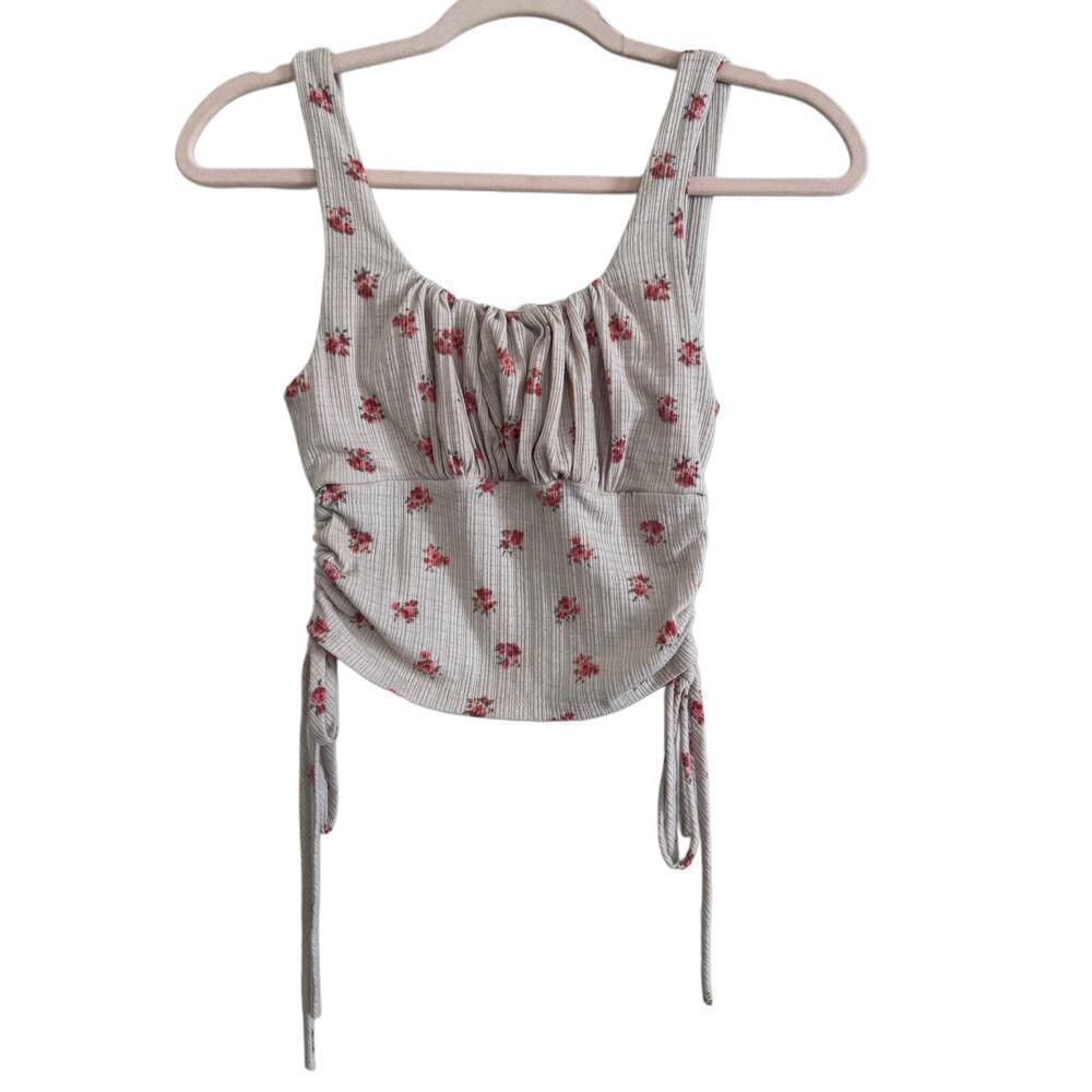 Audrey 3+1 Floral Cropped Tank Top
